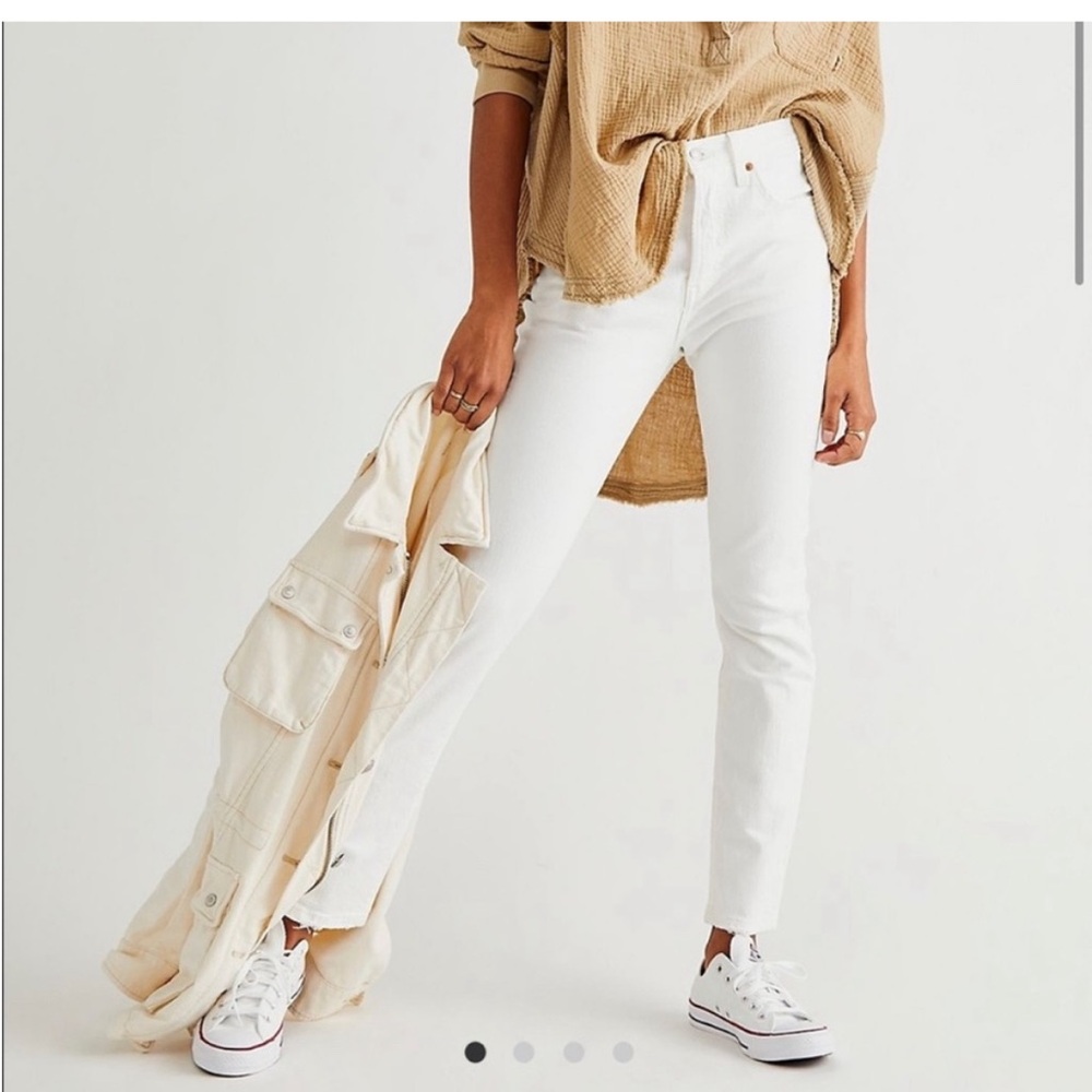Levi's White Skinny Jeans